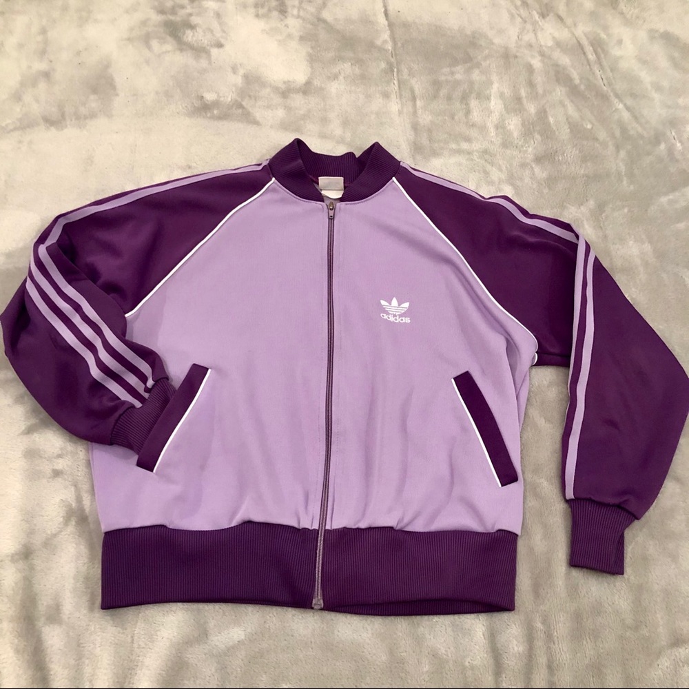 WMN Vintage Adidas Track Jacket Purple SM